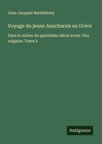 Voyage du jeune Anacharsis en Grèce