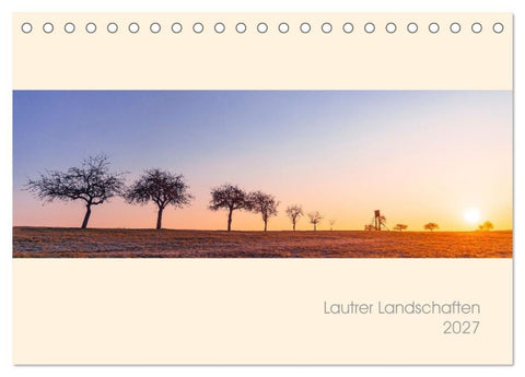 Lautrer Landschaften 2027 (Tischkalender 2027 DIN A5 quer), CALVENDO Monatskalender