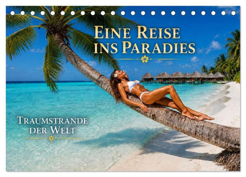 Eine Reise ins Paradies, Traumstrände der Welt (Tischkalender 2027 DIN A5 quer), CALVENDO Monatskalender