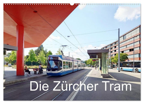 Die Zürcher Tram (Wandkalender 2027 DIN A2 quer), CALVENDO Monatskalender