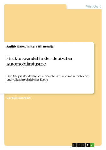 Strukturwandel in der deutschen Automobilindustrie
