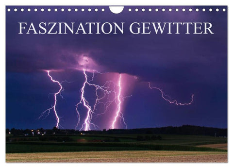 Faszination Gewitter (Wandkalender 2026 DIN A4 quer), CALVENDO Monatskalender