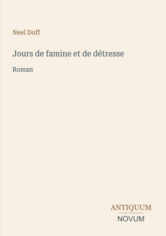Jours de famine et de détresse