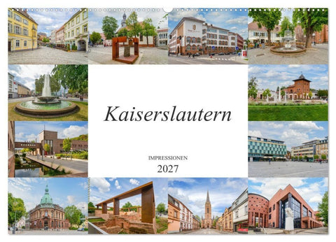 Kaiserslautern Impressionen (Wandkalender 2027 DIN A2 quer), CALVENDO Monatskalender