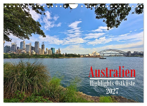 Australien - Highlights Ostküste (Wandkalender 2027 DIN A4 quer), CALVENDO Monatskalender