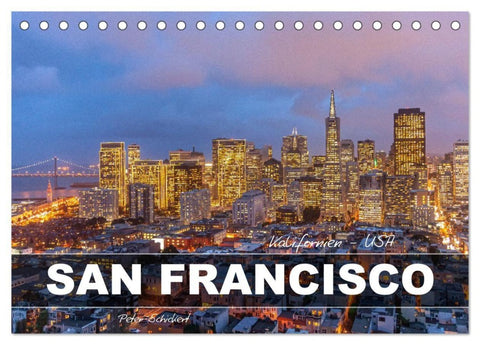 Kalifornien - USA - San Francisco (Tischkalender 2027 DIN A5 quer), CALVENDO Monatskalender