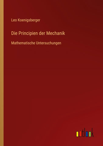 Die Principien der Mechanik