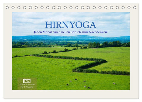Hirnyoga (Tischkalender 2026 DIN A5 quer), CALVENDO Monatskalender