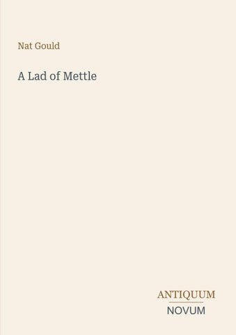 A Lad of Mettle