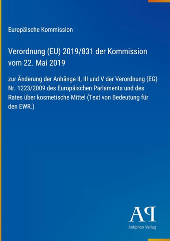 Verordnung (EU) 2019/831 der Kommission vom 22. Mai 2019