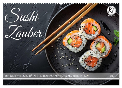 Sushi Zauber (Wandkalender 2027 DIN A2 quer), CALVENDO Monatskalender