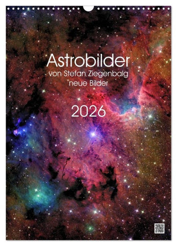 Astrobilder von Stefan Ziegenbalg (Wandkalender 2026 DIN A3 hoch), CALVENDO Monatskalender