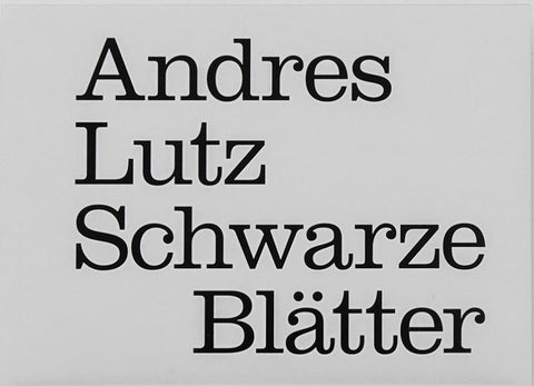 Schwarze Blätter
