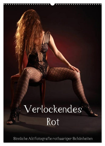Verlockendes Rot (Wandkalender 2027 DIN A2 hoch), CALVENDO Monatskalender