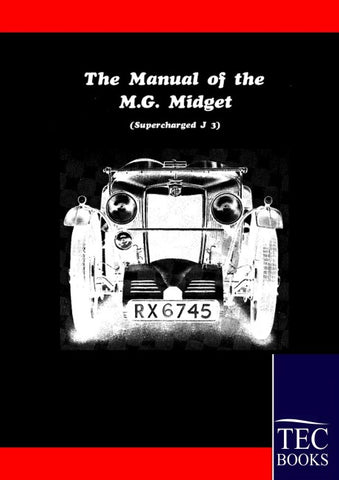 Manual for the MG Midget Supercharged