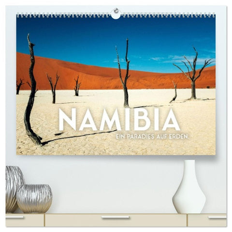 Namibia - Ein Paradies auf Erden. (hochwertiger Premium Wandkalender 2026 DIN A2 quer), Kunstdruck in Hochglanz