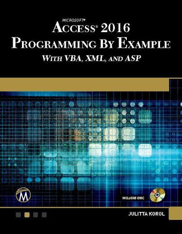 Microsoft Access 2016 Programming By Example
