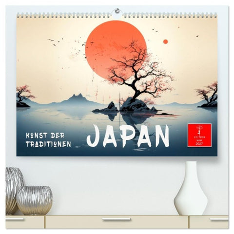 Japan - Kunst der Traditionen (hochwertiger Premium Wandkalender 2027 DIN A2 quer), Kunstdruck in Hochglanz