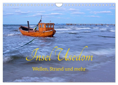 Insel Usedom - Wellen, Strand und mehr (Wandkalender 2027 DIN A4 quer), CALVENDO Monatskalender