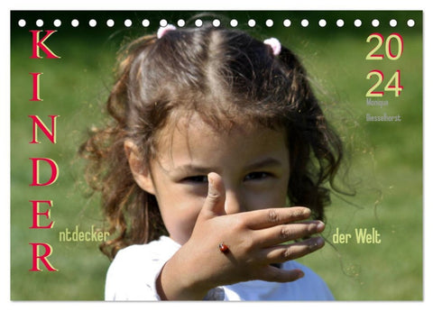Kinder. Entdecker der Welt (Tischkalender 2026 DIN A5 quer), CALVENDO Monatskalender
