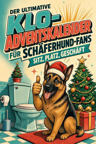Der ultimative Klo-Adventskalender für Schäferhund-Fans