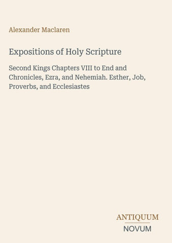 Expositions of Holy Scripture