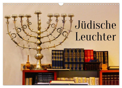 Jüdische Leuchter (Wandkalender 2026 DIN A3 quer), CALVENDO Monatskalender