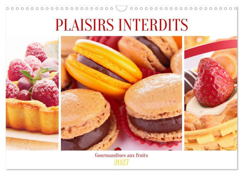 Plaisirs interdits (Calendrier mural 2027 DIN A3 vertical), CALVENDO calendrier mensuel
