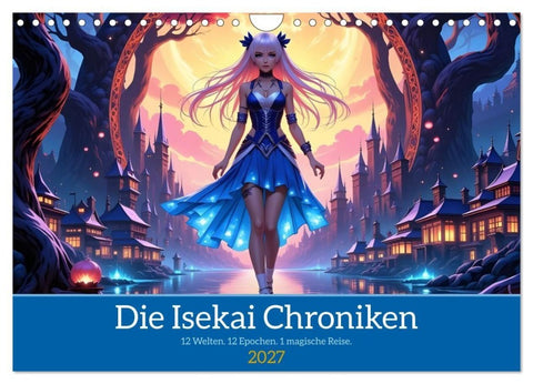 Die Isekai Chroniken (Wandkalender 2027 DIN A4 quer), CALVENDO Monatskalender