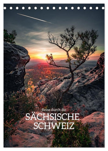 Reise durch die Sächsische Schweiz (Tischkalender 2027 DIN A5 hoch), CALVENDO Monatskalender