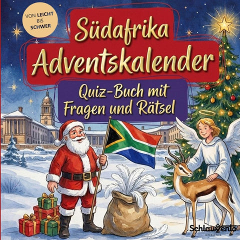 Südafrika-Adventskalender: Quiz-Buch mit Fragen und Rätsel