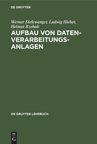 Aufbau von Datenverarbeitungsanlagen
