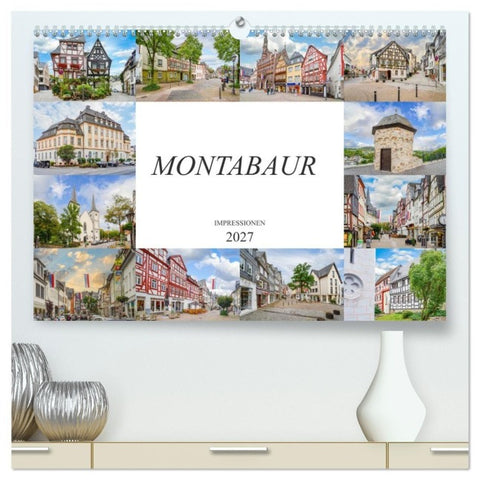 Montabaur Impressionen (hochwertiger Premium Wandkalender 2027 DIN A2 quer), Kunstdruck in Hochglanz