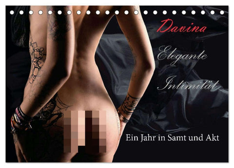 Elegante Intimität (Tischkalender 2026 DIN A5 quer), CALVENDO Monatskalender