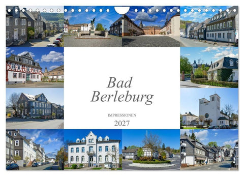 Bad Berleburg Impressionen (Wandkalender 2027 DIN A4 quer), CALVENDO Monatskalender