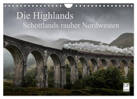 Die Highlands - Schottlands rauher Nordwesten (Wandkalender 2026 DIN A4 quer), CALVENDO Monatskalender