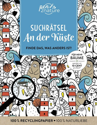 Suchrätsel An der Küste I Finde das, was anders ist!