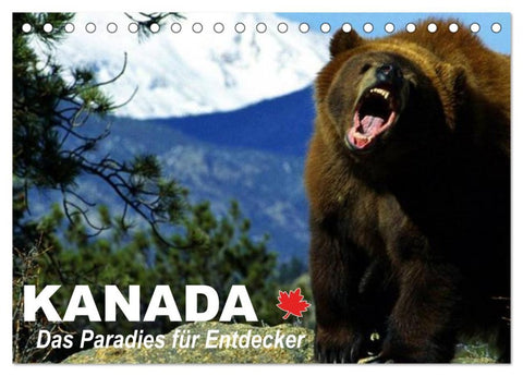 Kanada - Das Paradies für Entdecker (Tischkalender 2026 DIN A5 quer), CALVENDO Monatskalender