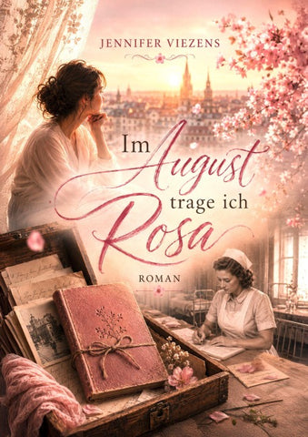 Im August trage ich Rosa
