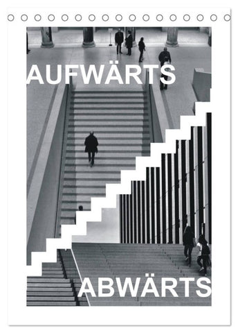 AUFWÄRTS - ABWÄRTS (Tischkalender 2026 DIN A5 hoch), CALVENDO Monatskalender