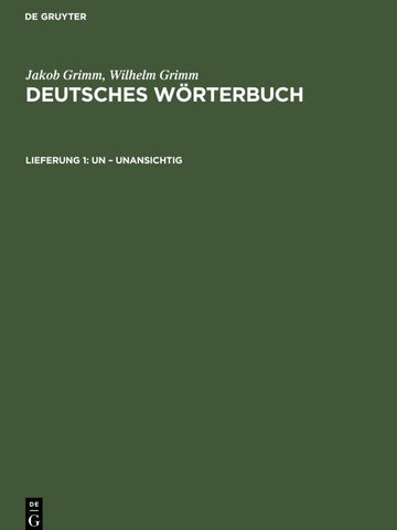 Un – Unansichtig