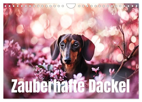 Zauberhafte Dackel (Wandkalender 2027 DIN A4 quer), CALVENDO Monatskalender