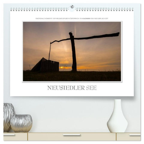 Neusiedler See / CH-Version (hochwertiger Premium Wandkalender 2026 DIN A2 quer), Kunstdruck in Hochglanz