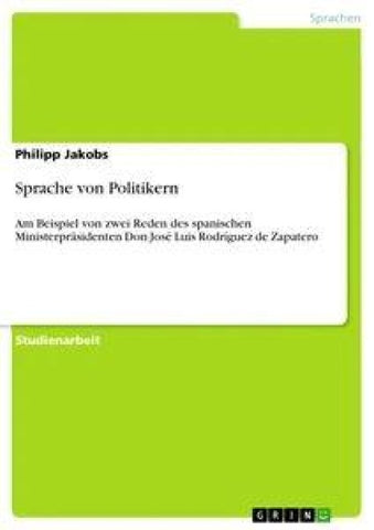 Sprache von Politikern