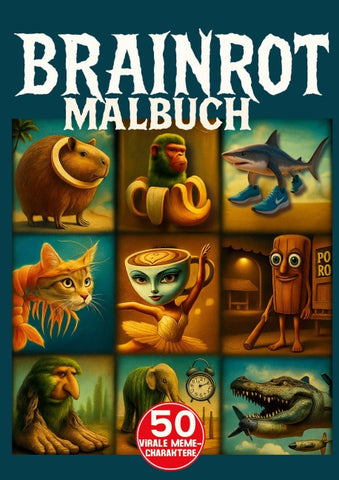 Brainrot Malbuch