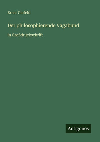Der philosophierende Vagabund