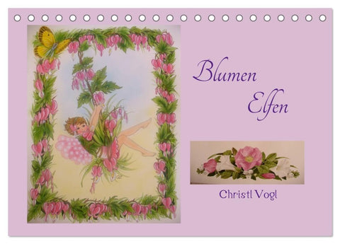 Blumen Elfen (Tischkalender 2027 DIN A5 quer), CALVENDO Monatskalender