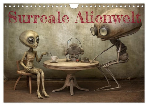 Surreale Alienwelt (Wandkalender 2026 DIN A4 quer), CALVENDO Monatskalender