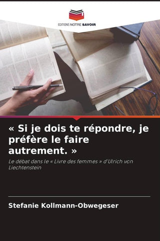 ' Si je dois te répondre, je préfère le faire autrement. '