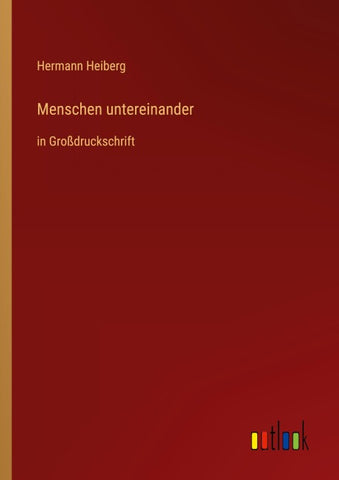 Menschen untereinander